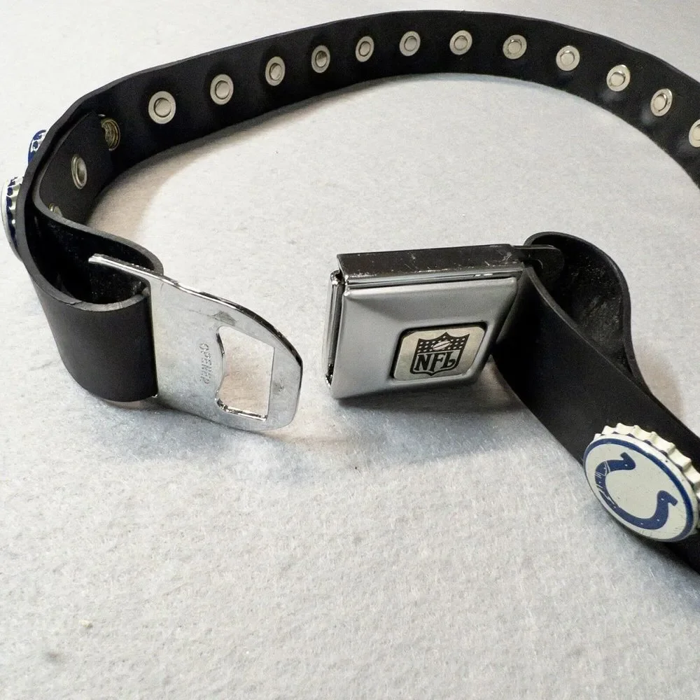 Little‎ Earth Unique NFL Colts Womens Belt Seat Belt Fasten Size 38